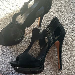 Black heels